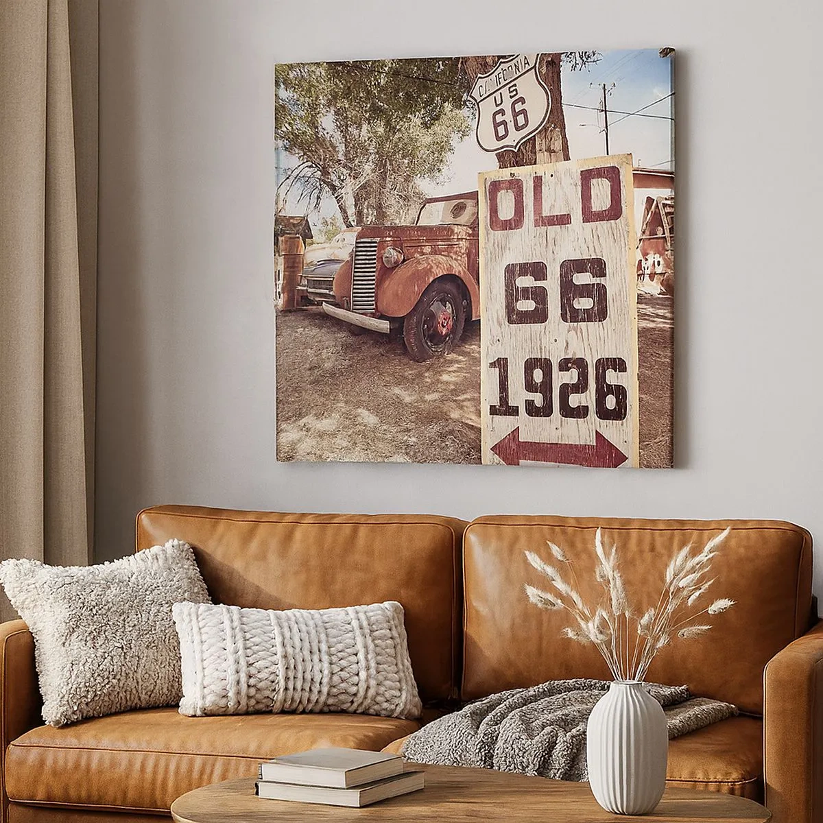 Vászonkép - Az amerikai tartomány legendája - 30x30 cm