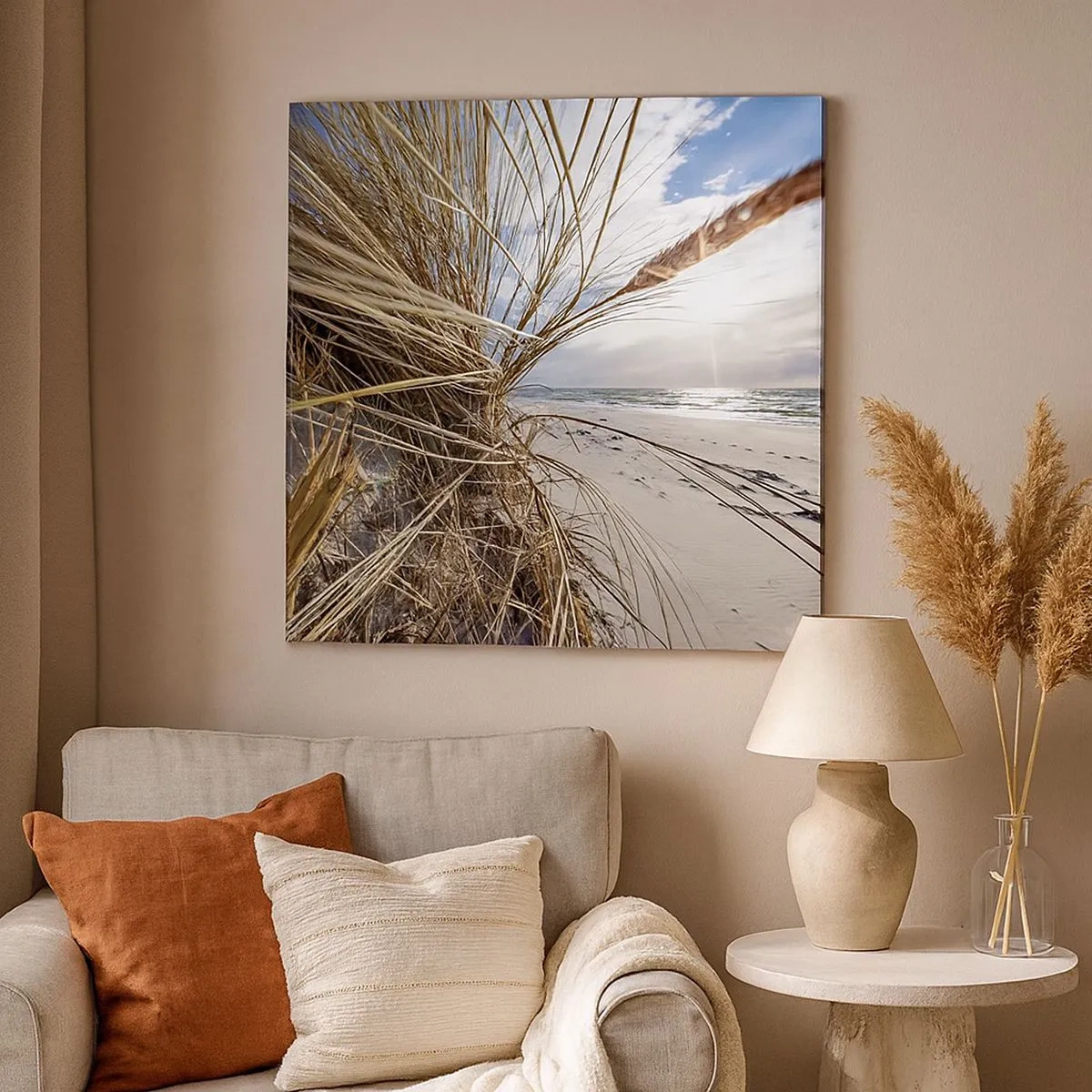 Vászonkép - Az elemek találkozása - 30x30 cm