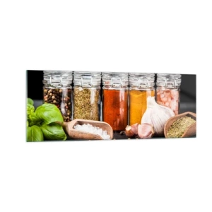 Üveg kép - Hogy az életnek legyen íze - 140x50 cm