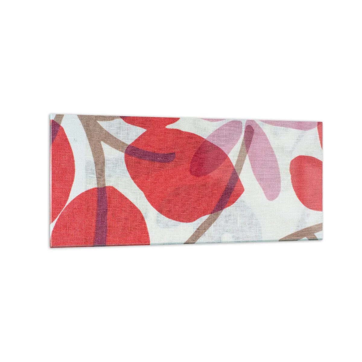 Üveg kép - Virágkompozíció rózsaszínben - 120x50 cm