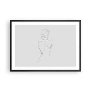 Poszter fehér keretben - Testzene - 70x50 cm