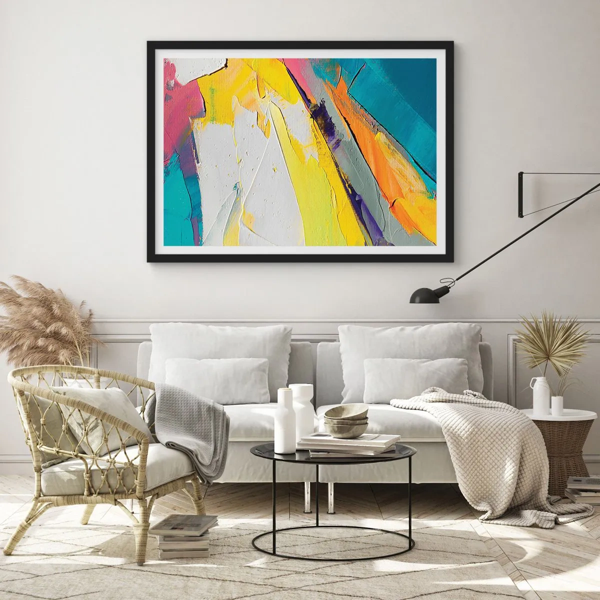 Poszter fehér keretben - A fény anatómiája - 100x70 cm