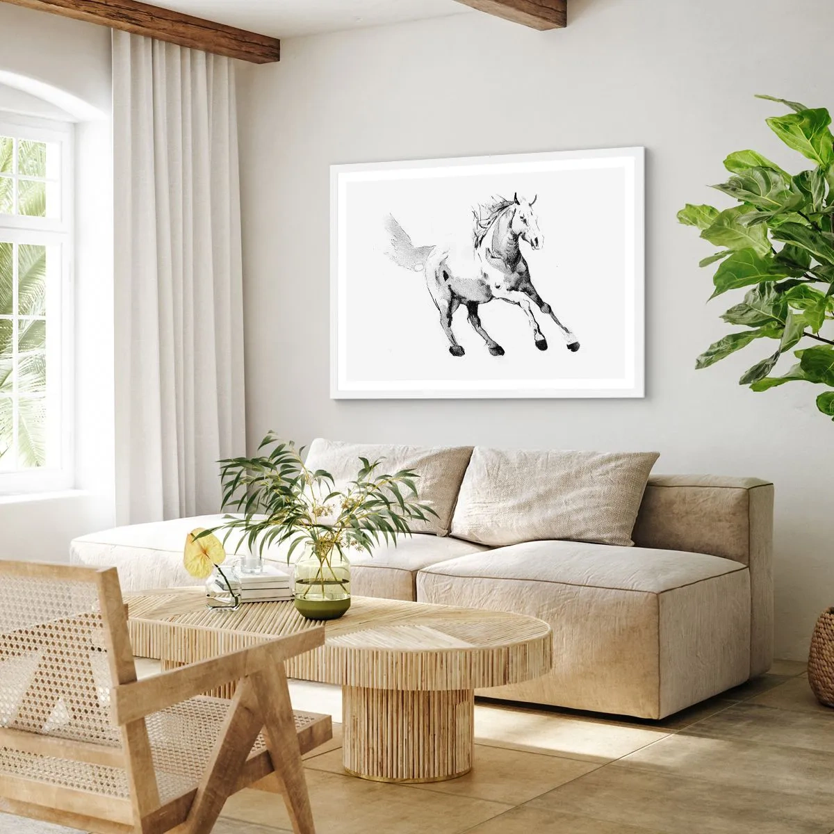 Poszter fekete keretben - Megszelídíthetetlen lélek - 70x50 cm