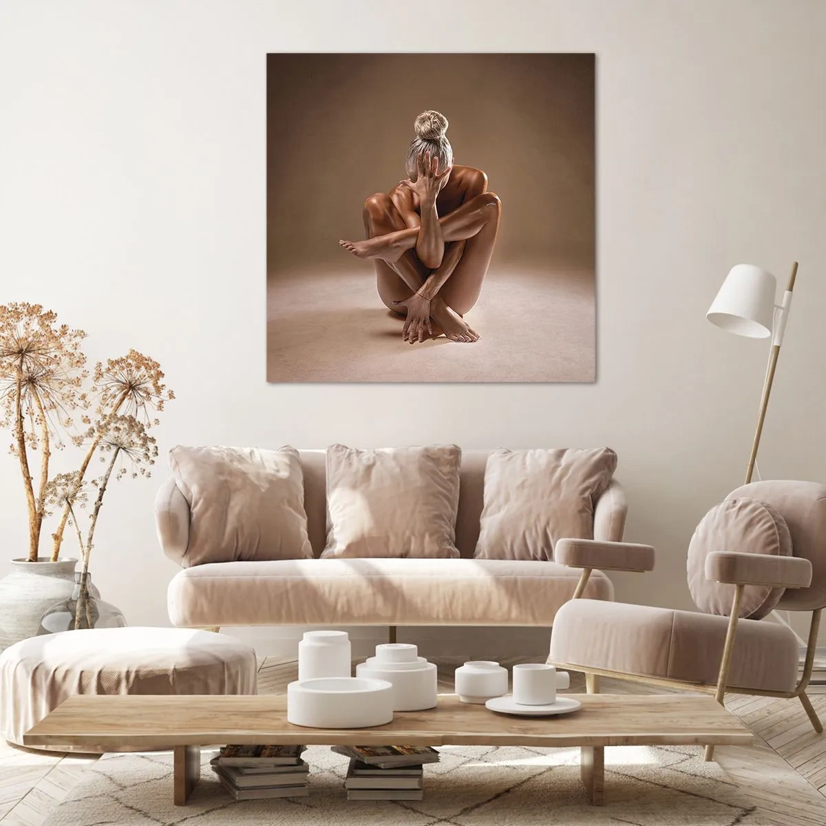 Vászonkép - A test és a lélek egysége - 40x40 cm