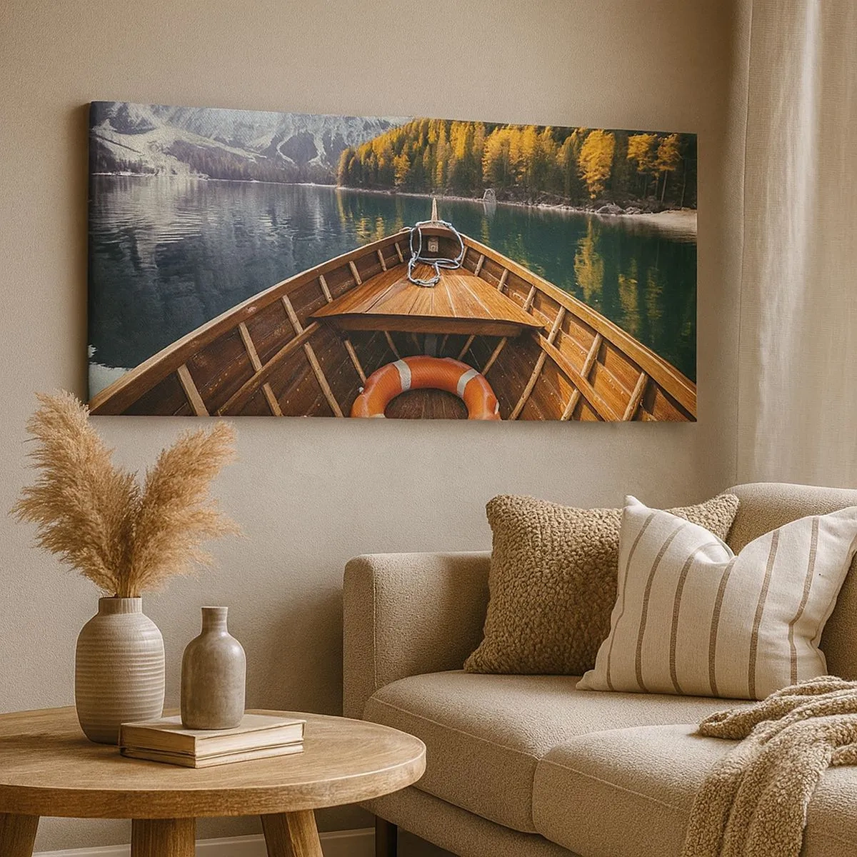 Vászonkép - Hegyi kirándulás - 100x40 cm