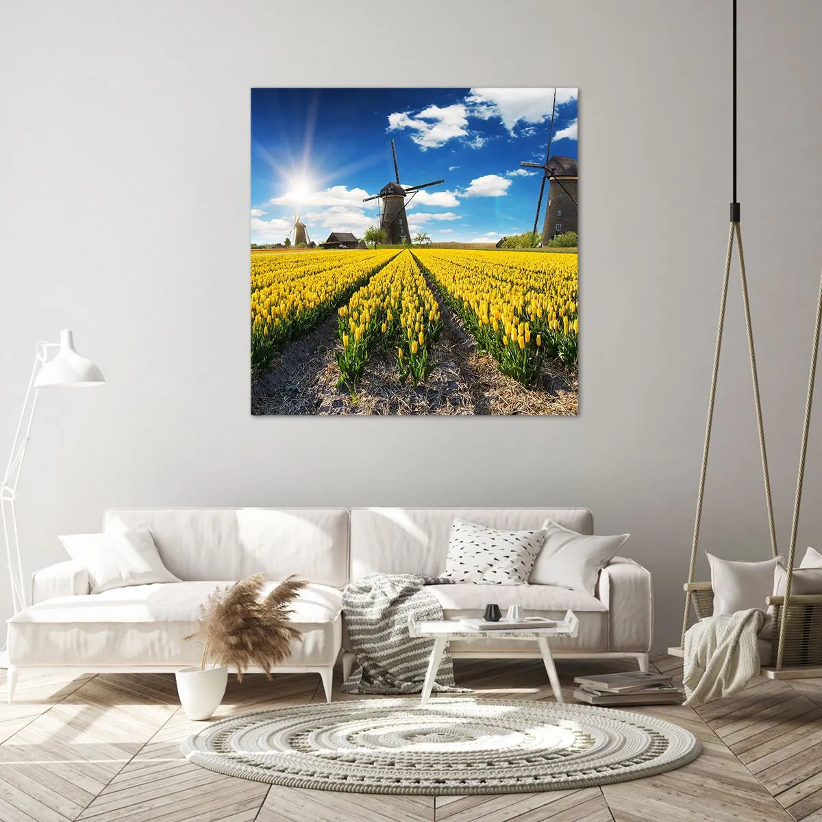 Vászonkép - Nem is lehetne hollandabb - 70x70 cm