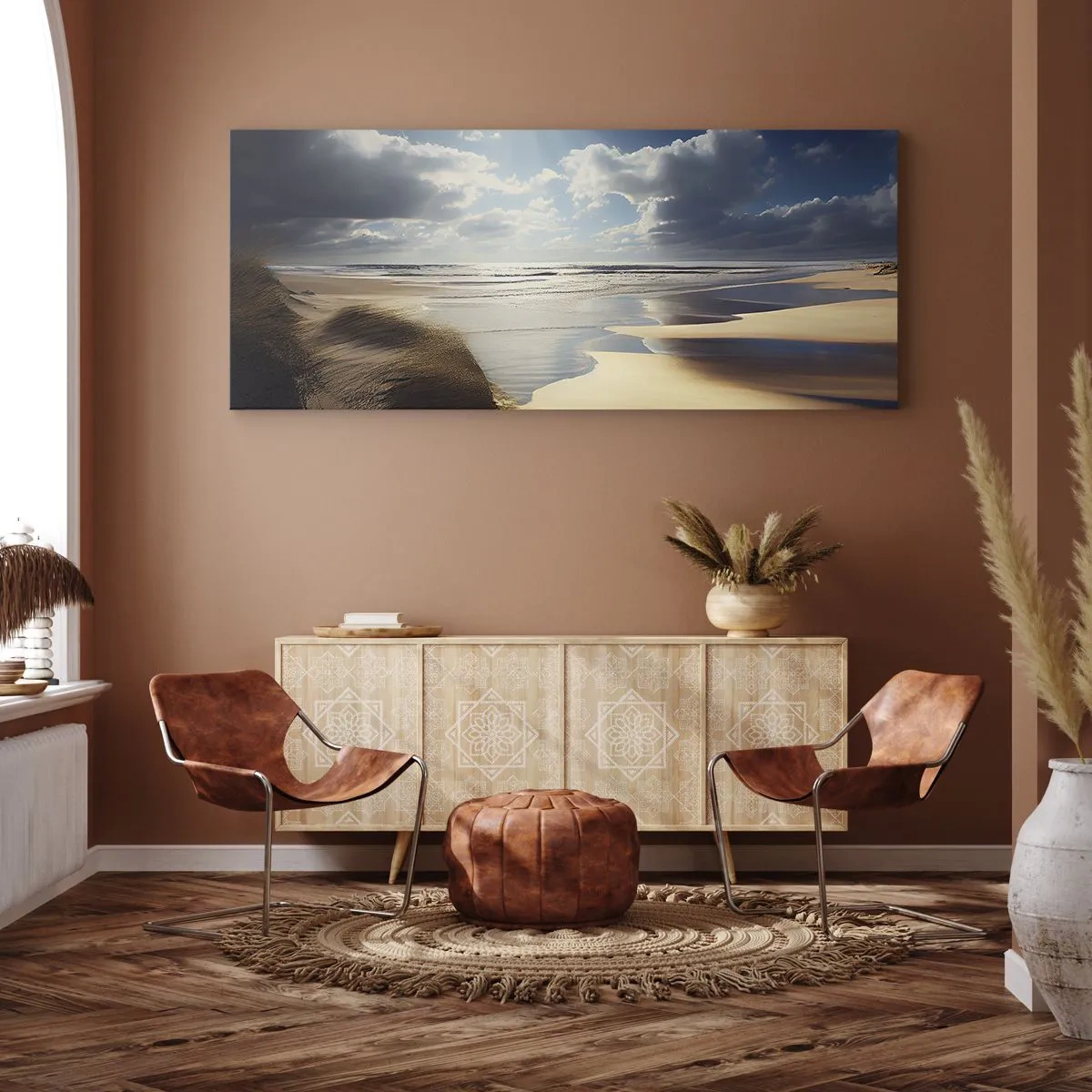 Vászonkép - Tengerpart, vad tengerpart - 100x40 cm