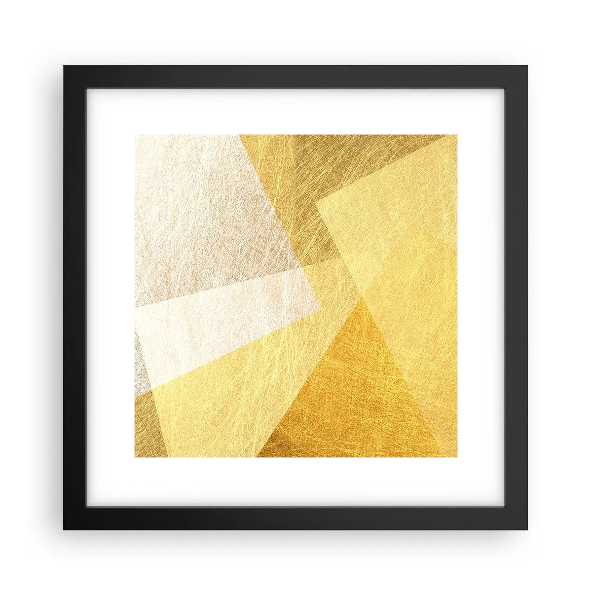 Poszter fehér keretben - A geometria időjárása - 30x30 cm