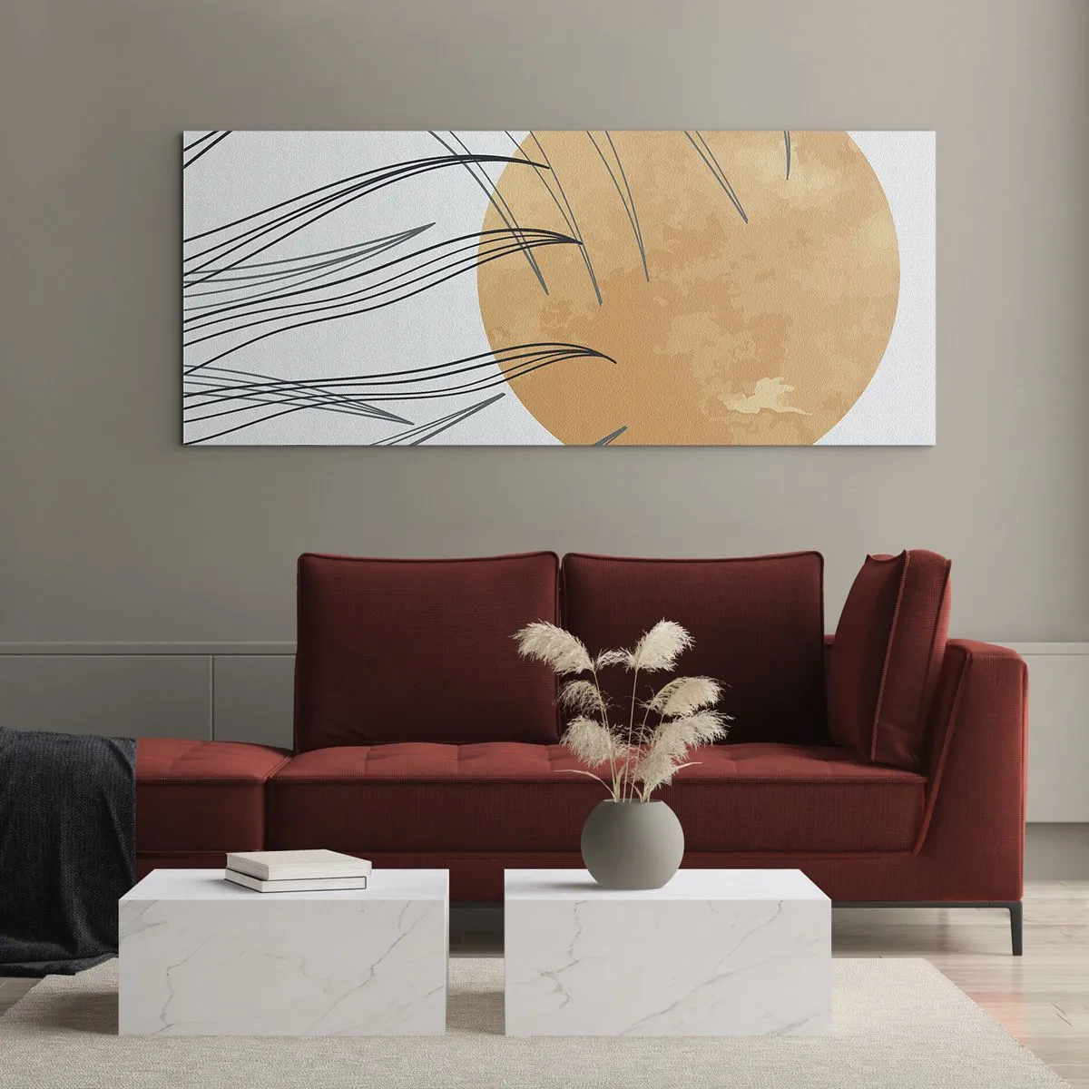 Üveg kép - Mindig a nap felé - 100x40 cm