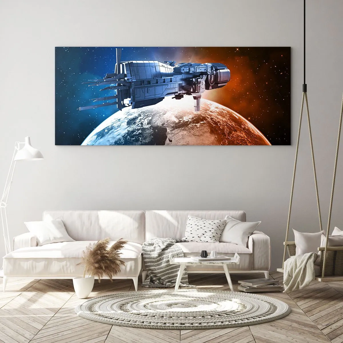Üveg kép - Óvatos megfigyelő - 100x40 cm