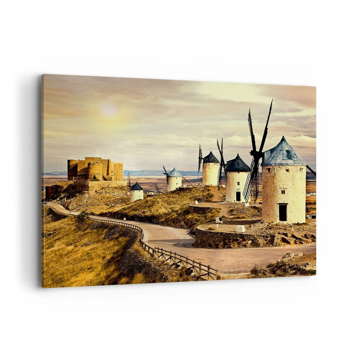 Vászonkép - Mindjárt megjelenik Don Quijote - 120x80 cm