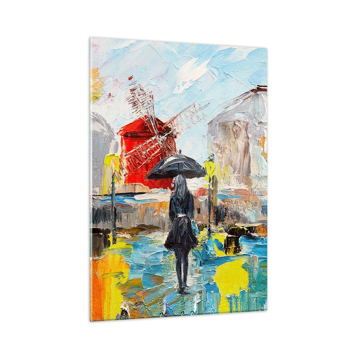 Üveg kép - Párizsi legendák - 50x70 cm