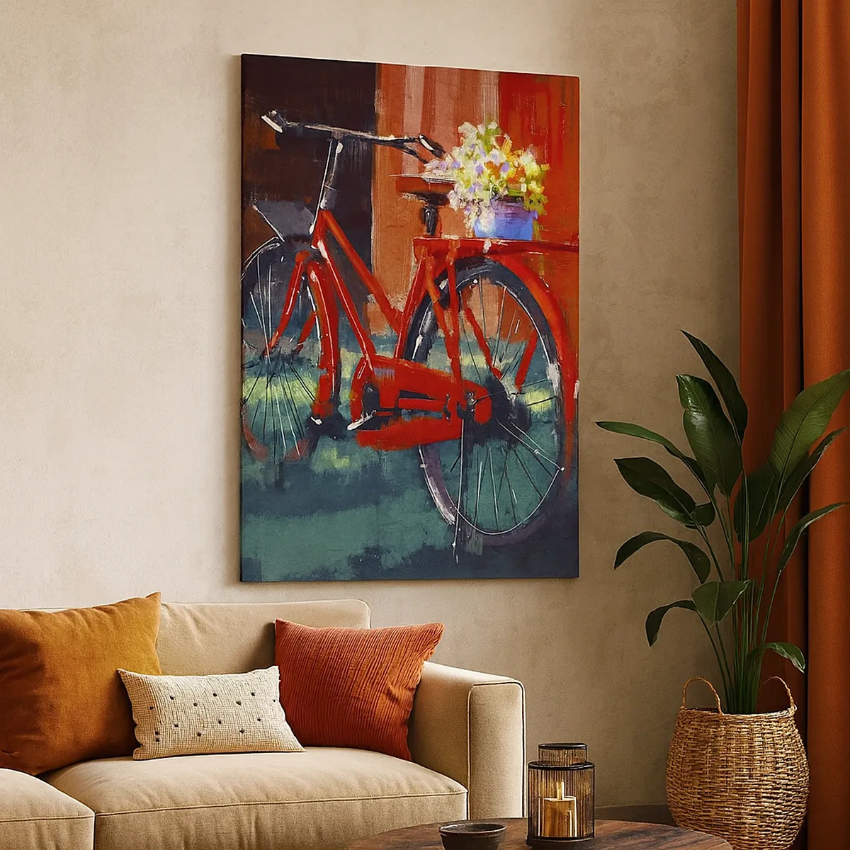 Vászonkép - I want to ride my bicycle - 50x70 cm