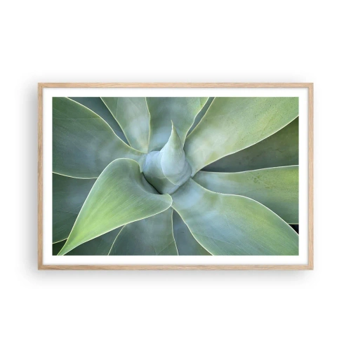Poszter világos tölgy keretben - A zöld születése - 91x61 cm