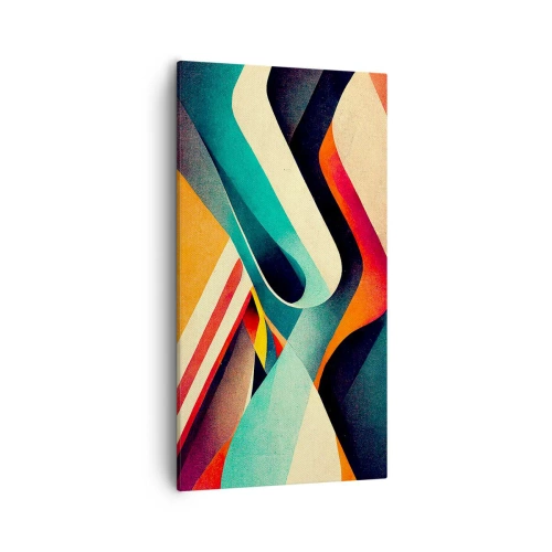 Vászonkép - Intenzív kompozíció - 55x100 cm