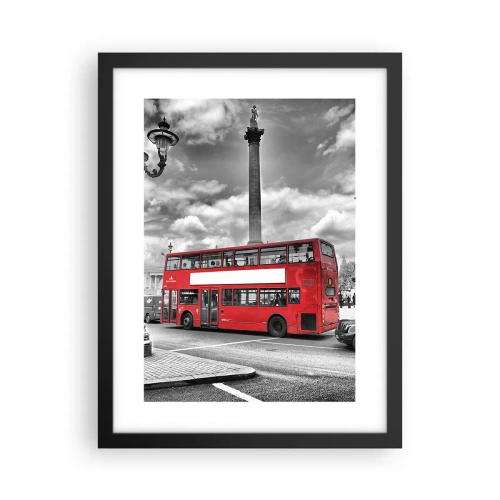 Poszter fehér keretben - A város igazi vérkeringése - 30x40 cm