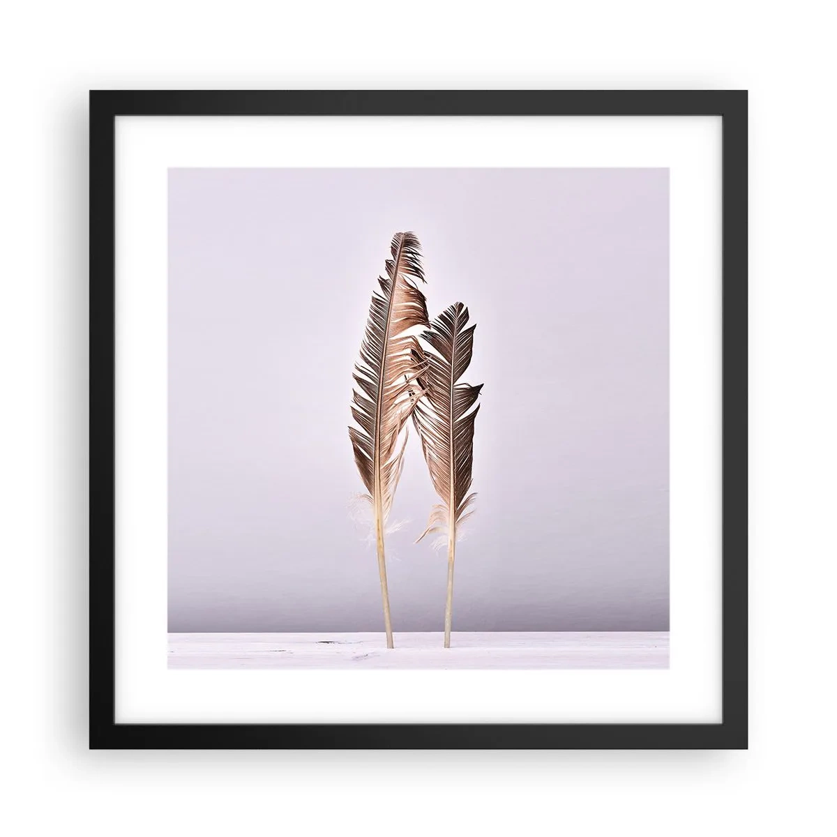 Poszter fehér keretben - A semmi ellen - 40x40 cm