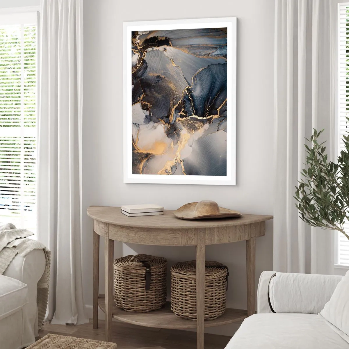 Poszter fekete keretben - Egy kő élete - 70x100 cm