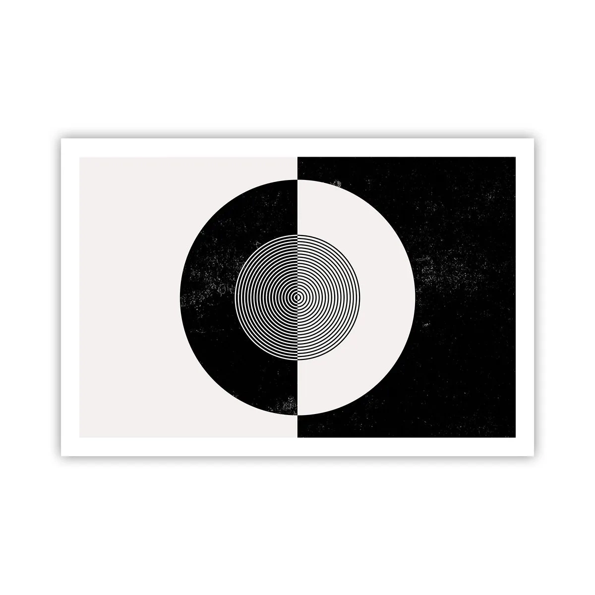 Poszter - Harmónia fekete-fehérben - 91x61 cm