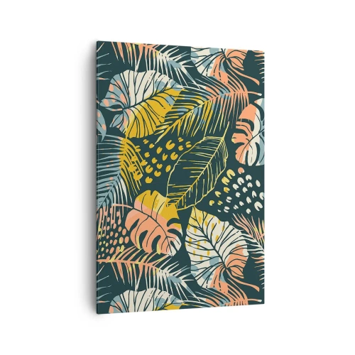 Vászonkép - Leveles fantázia - 70x100 cm