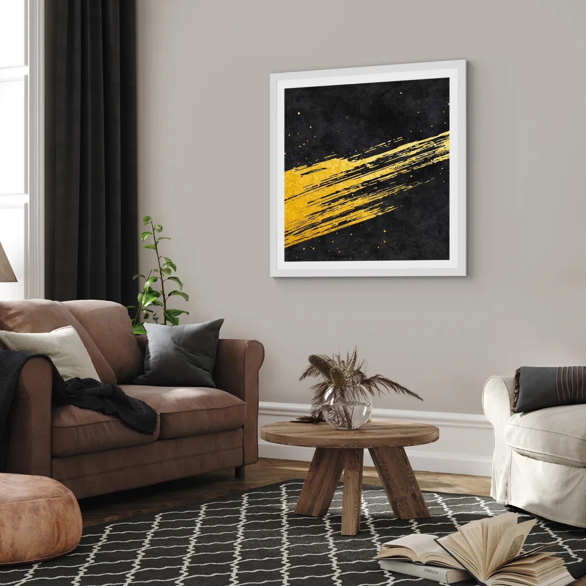 Poszter fekete keretben - Ugrás a hipertérbe - 60x60 cm