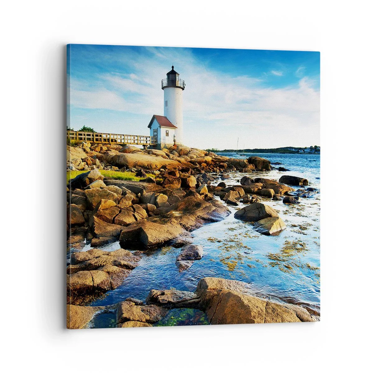 Vászonkép - Gyertek vissza boldogan, várlak - 70x70 cm