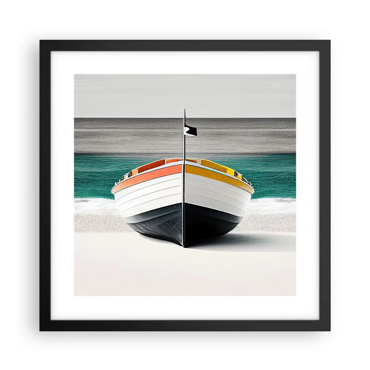 Poszter fehér keretben - A maga helyén - 40x40 cm