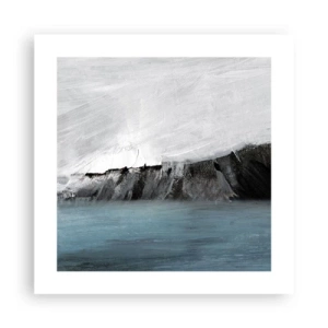 Poszter - Víz - föld: az elemek összecsapása - 40x40 cm