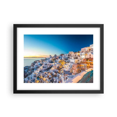 Poszter fehér keretben - A görögség lényege - 40x30 cm