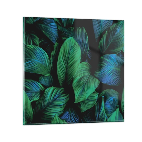 Üveg kép - A zöld tömegben - 70x70 cm