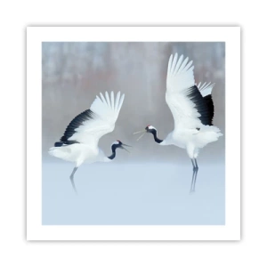 Poszter - Tánc a ködben - 50x50 cm