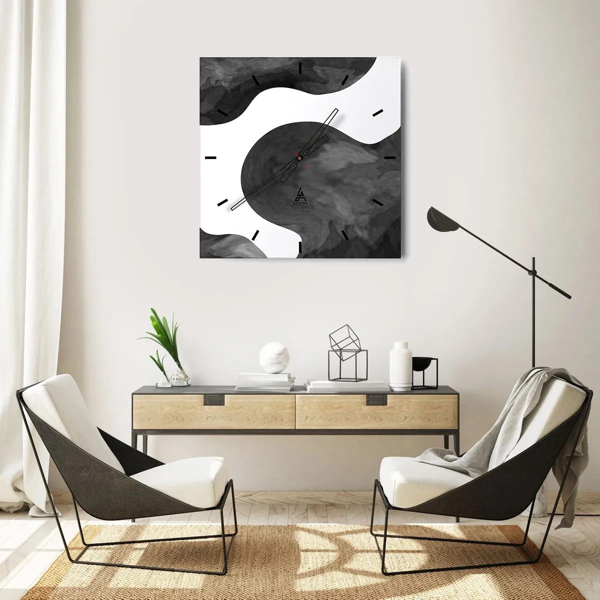 Falióra, Óra - A tejút - 40x40 cm