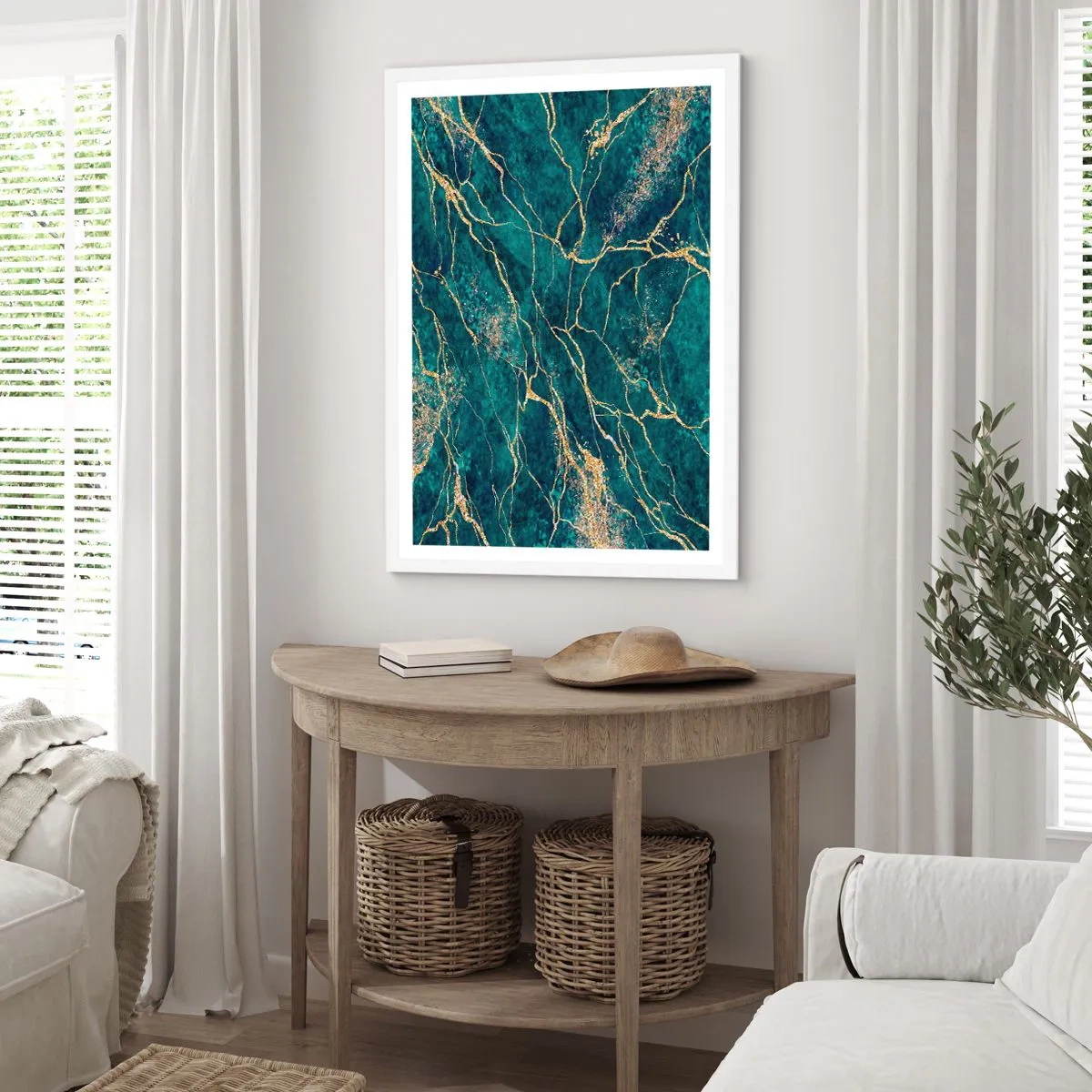 Poszter fekete keretben - Aranybánya - 61x91 cm