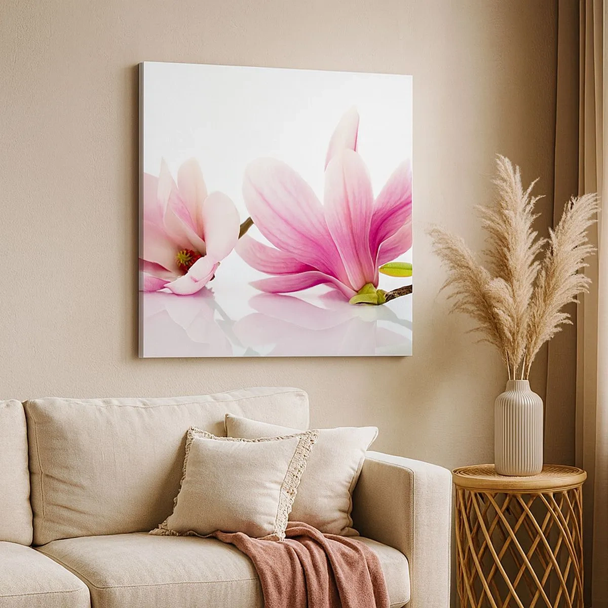 Vászonkép - Gyengéd, mint a tavaszi szellő - 30x30 cm