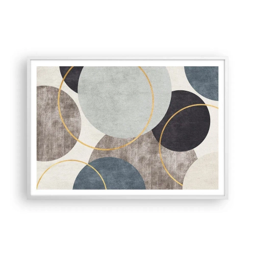 Poszter fekete keretben - Kerékről kerékre - 100x70 cm