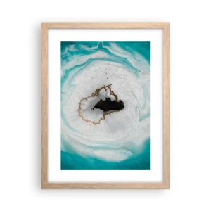 Poszter világos tölgy keretben - Behatolni - 30x40 cm