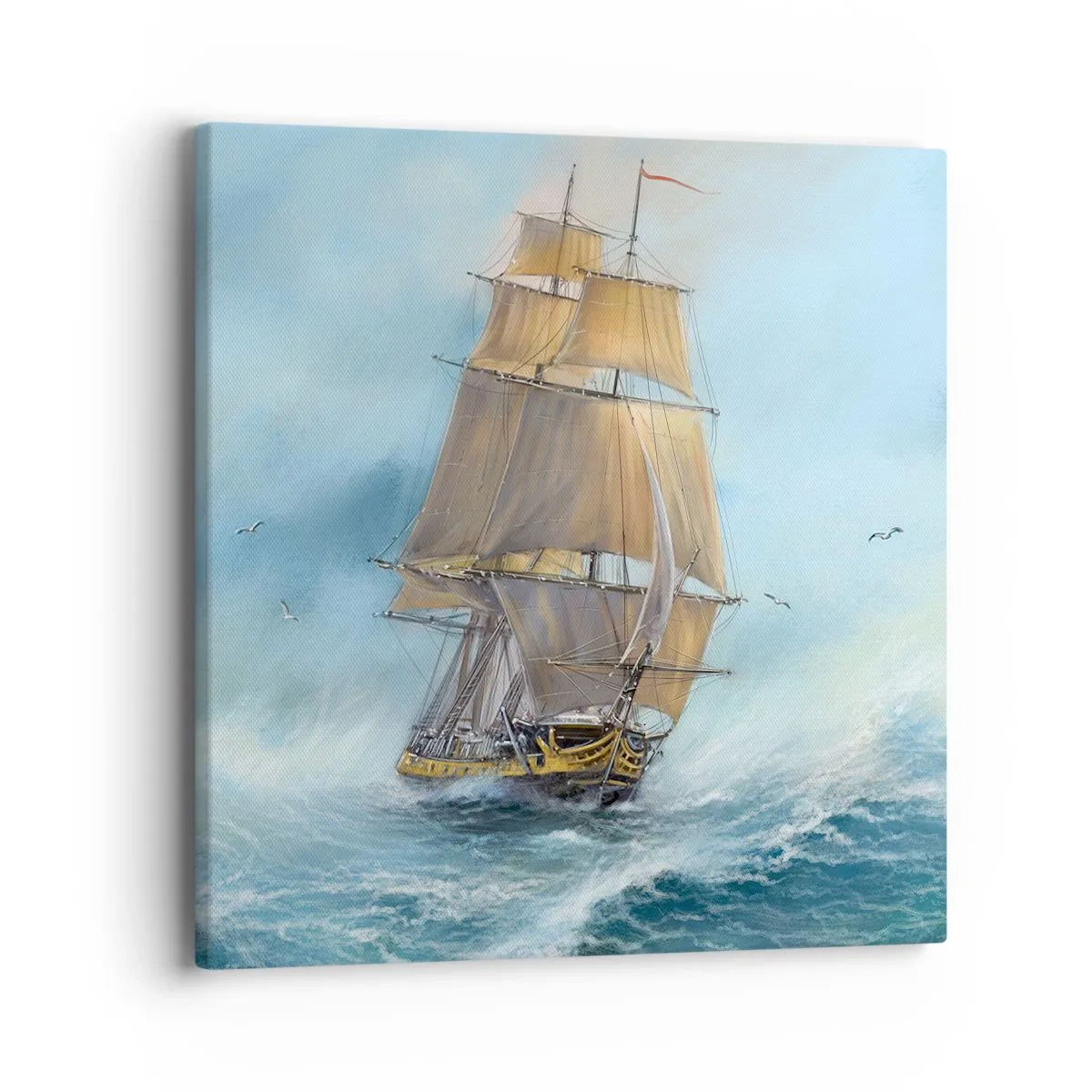 Vászonkép - A hullámok hullámzása - 40x40 cm