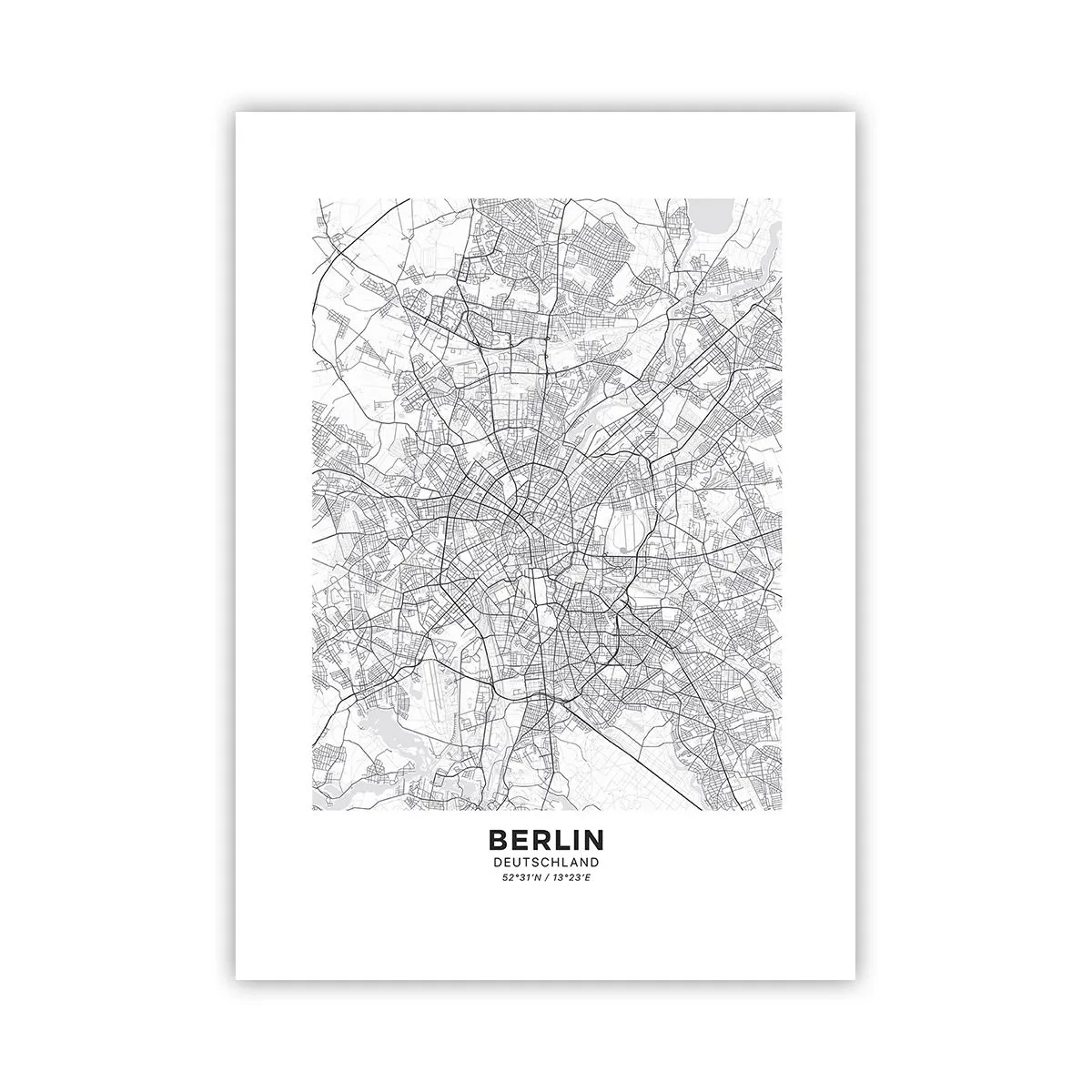 Poszter - Berlin virága - 50x70 cm