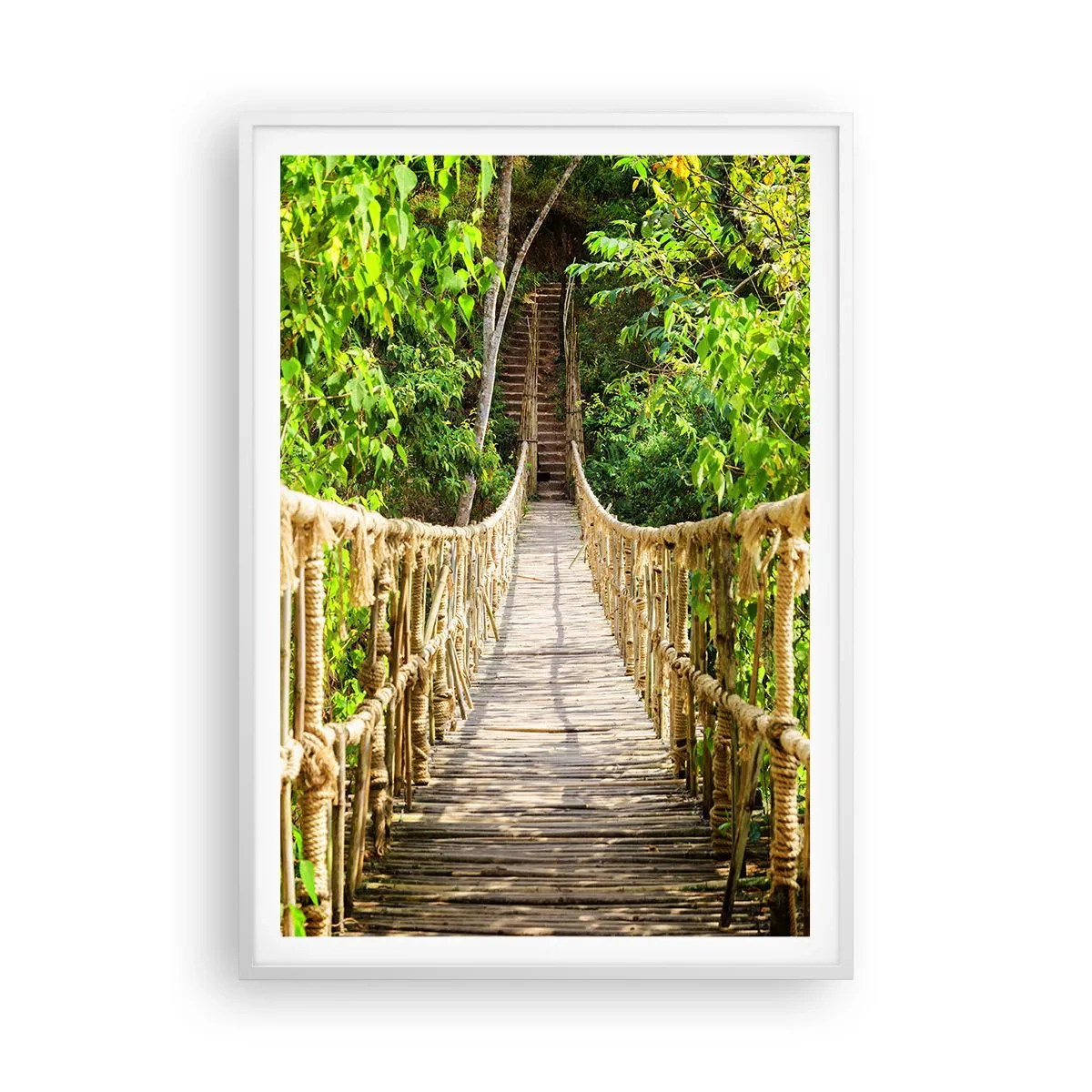 Poszter fekete keretben - Zöldben ragadva - 70x100 cm