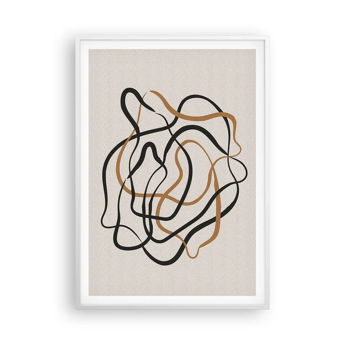 Poszter fekete keretben - Minden összezavarodott - 70x100 cm