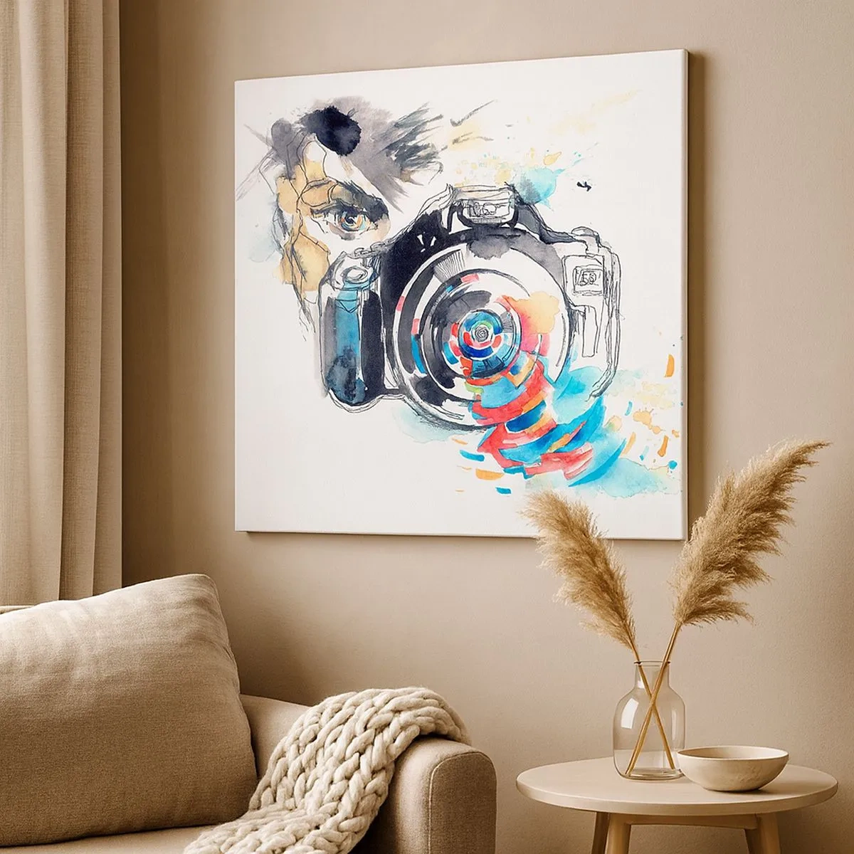 Vászonkép - A lencse szemében - 30x30 cm