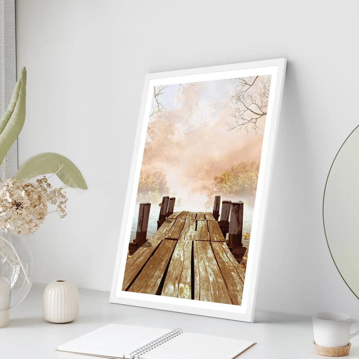 Poszter fekete keretben - Az ősz enyhe szomorúsága - 50x70 cm