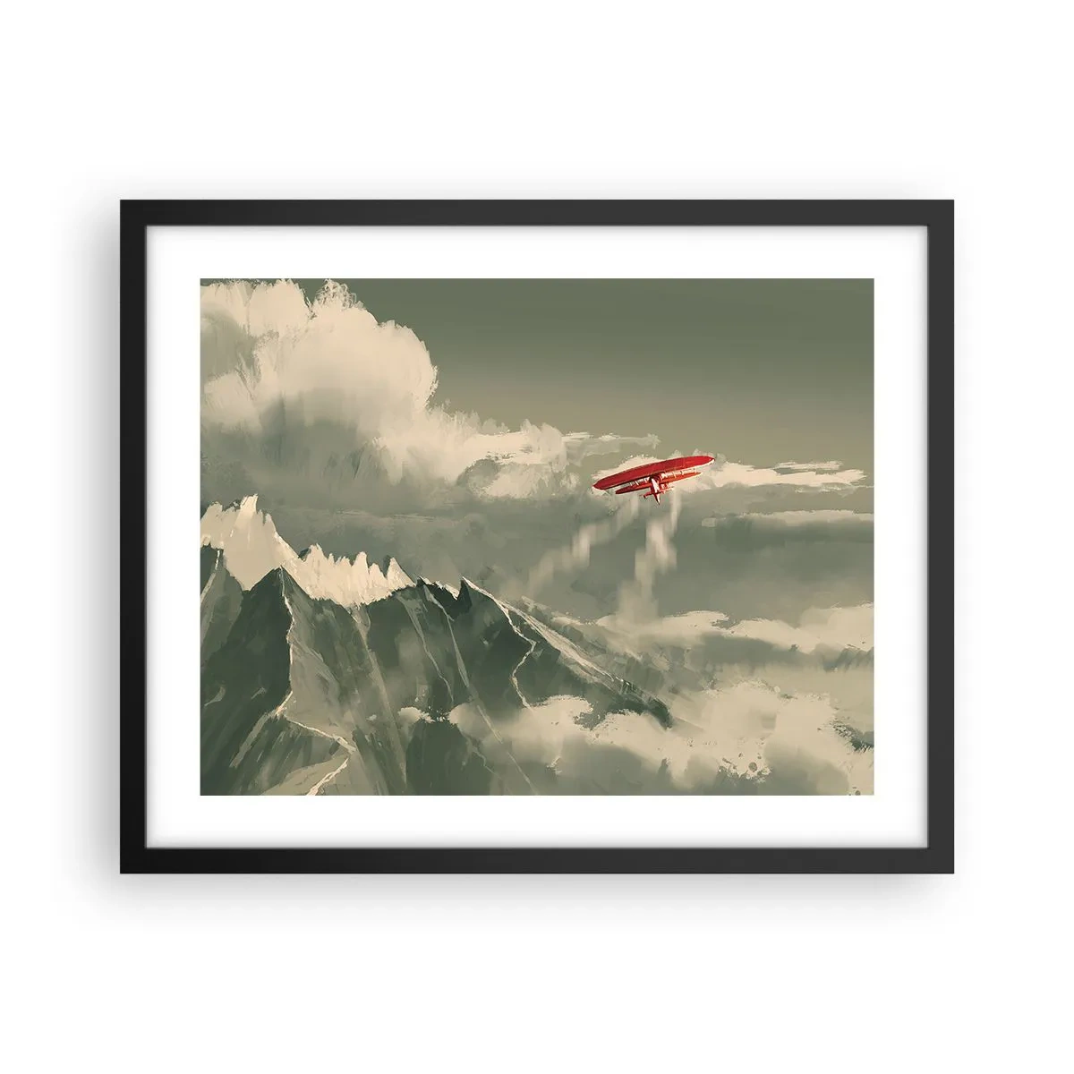 Poszter fehér keretben - Rettenthetetlen úttörő - 50x40 cm