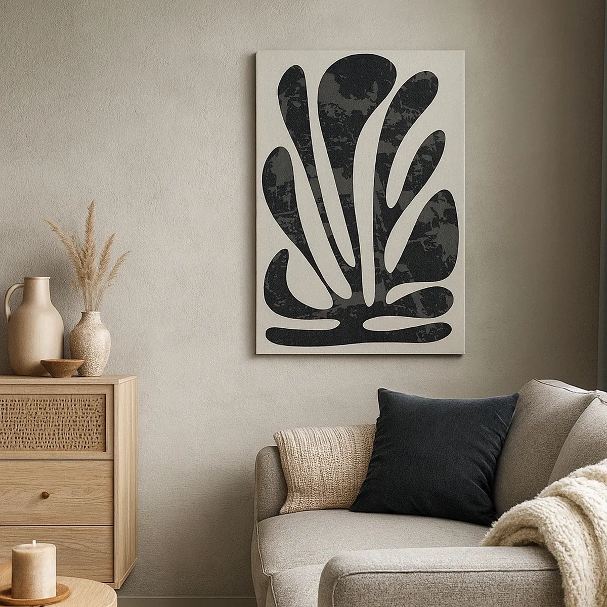 Vászonkép - Többujjas absztrakció - 50x70 cm