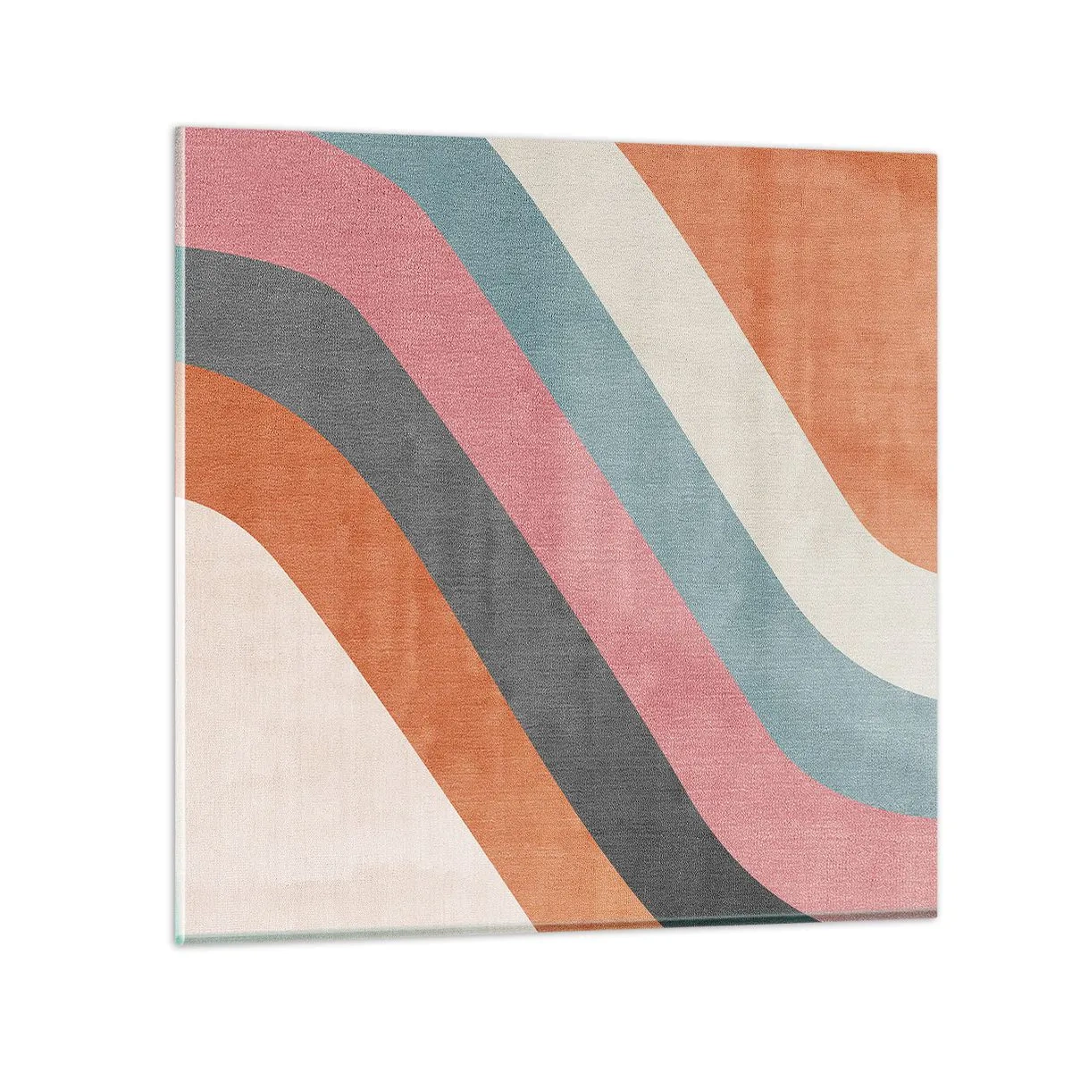 Üveg kép - Diagonális kompozíció - mozgás - 40x40 cm