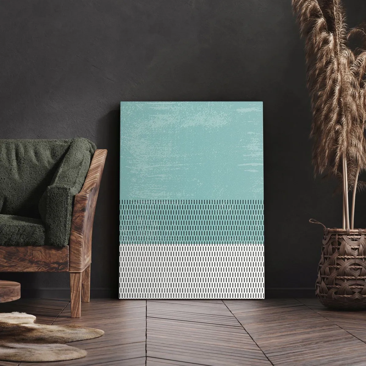 Vászonkép - Kiegyensúlyozott kompozíció - 55x100 cm