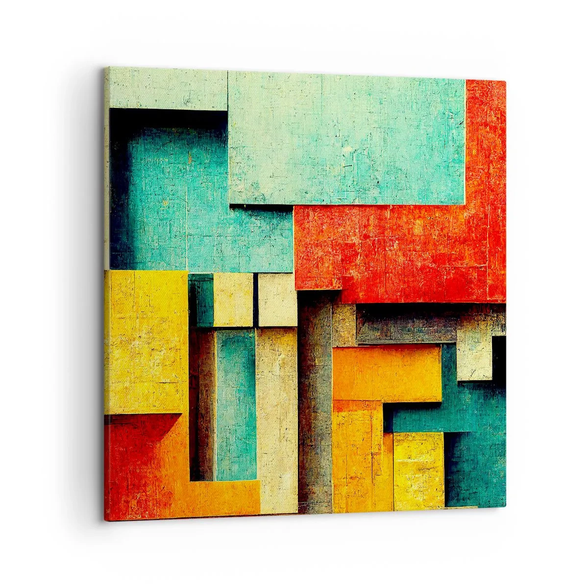 Vászonkép - A derékszögek fesztiválja - 50x50 cm