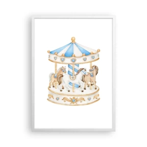 Poszter fekete keretben - Édes gyermekkor - 50x70 cm