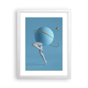 Poszter fekete keretben - És a bolygók megbolondulnak - 30x40 cm