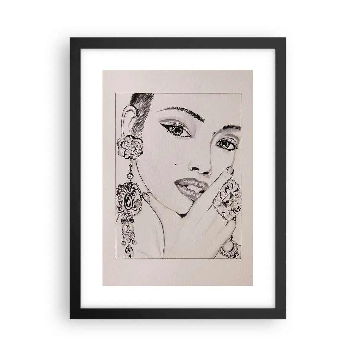 Poszter fehér keretben - A legszebb ékszer - 30x40 cm